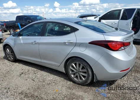 2015 Hyundai Elantra Se from USA, damaged, VIN 5NPDH4AE8FH639606